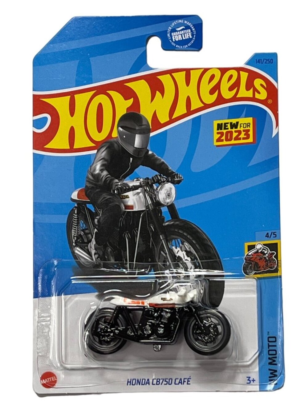 Hot Wheels Honda CB750 Cafe Racer Black White HW Moto Diecast New